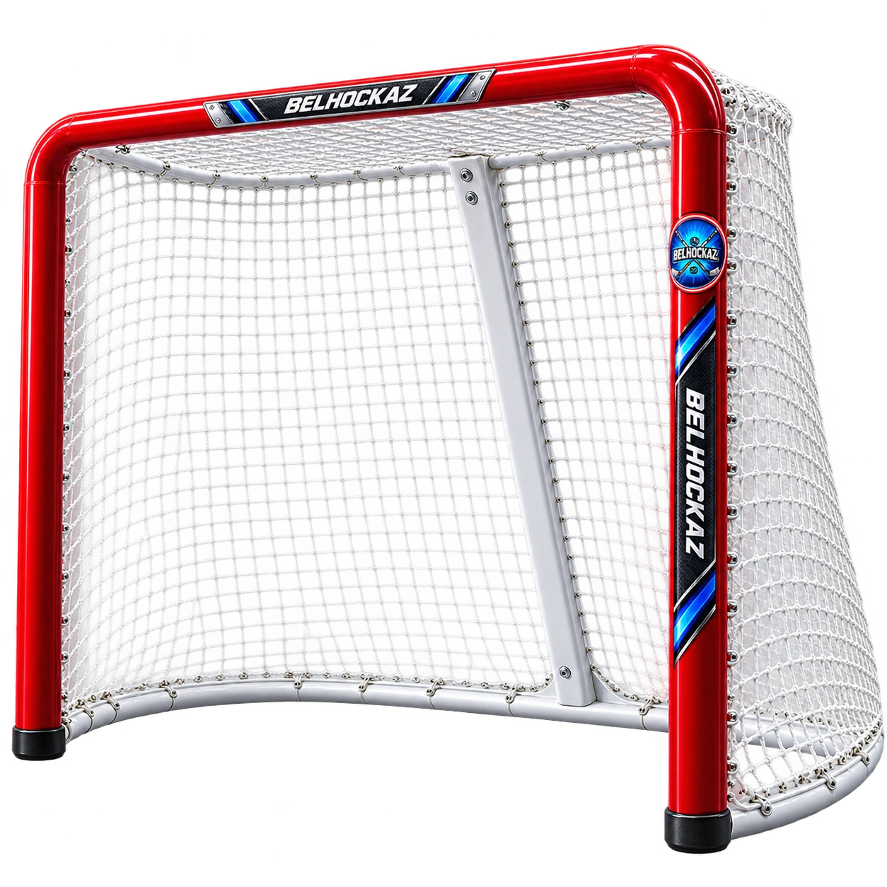 But de hockey placé sur la glace