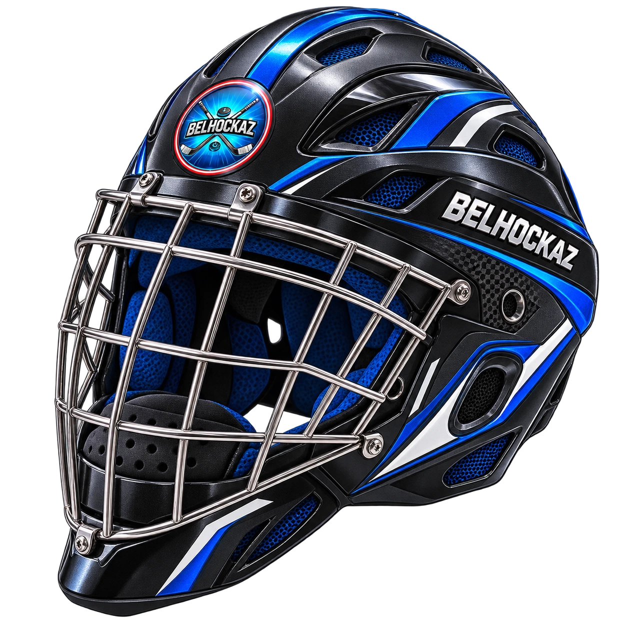 Casque de gardien de rink hockey