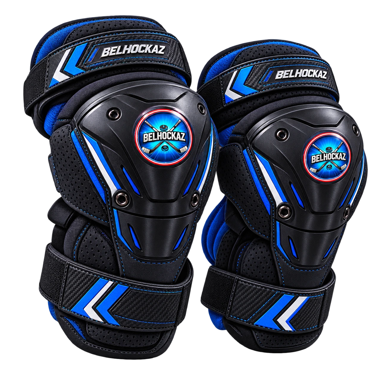 Paire de genouillères de rink hockey