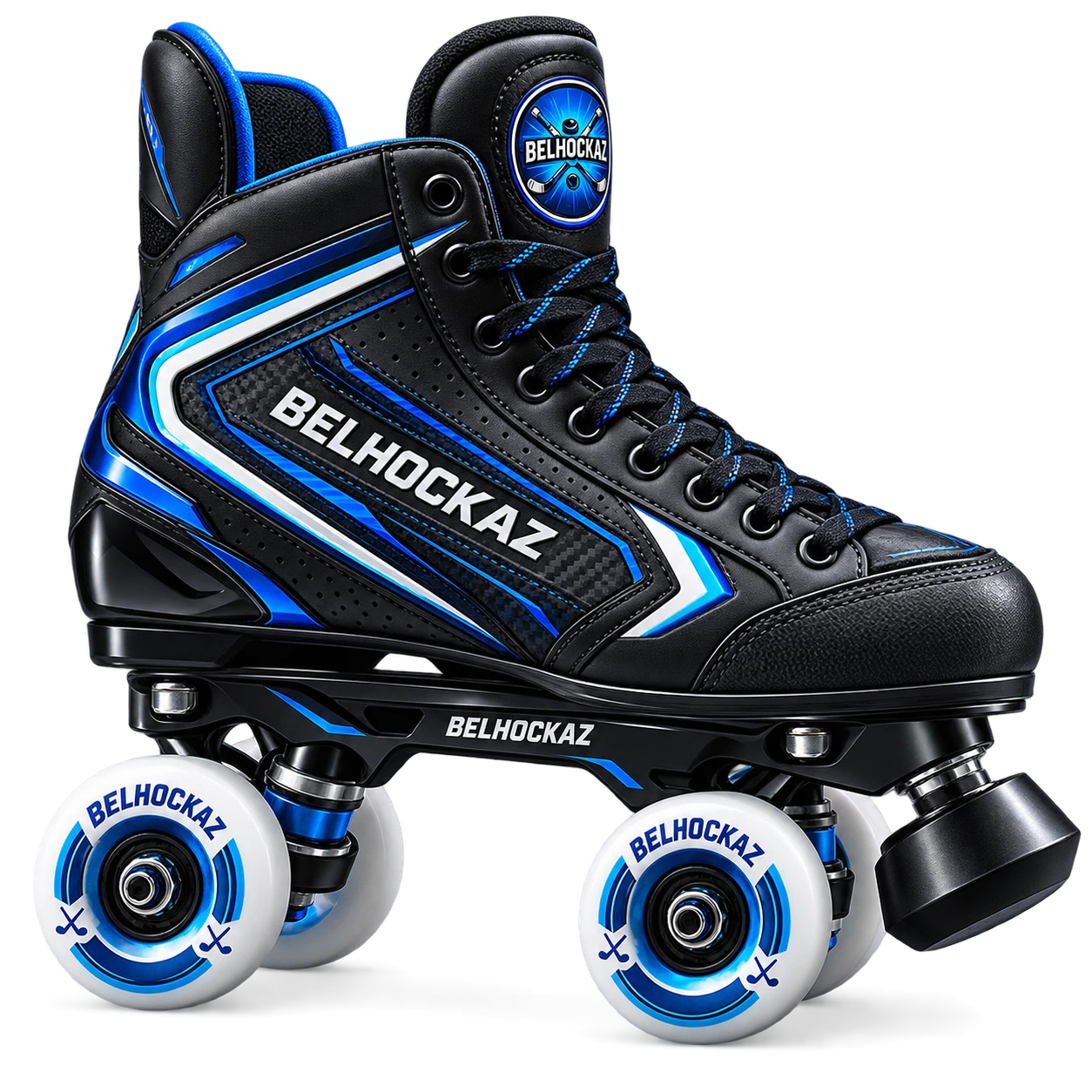 Patin quad de rink hockey vu de profil