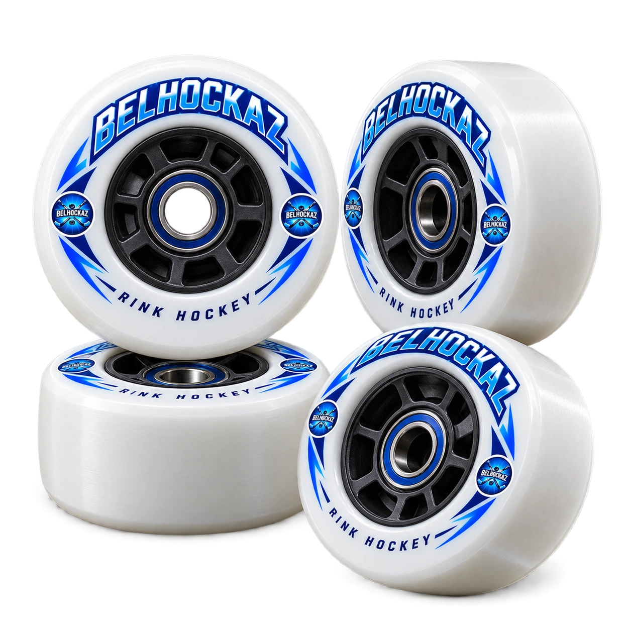 Jeu de roues pour patins de rink hockey