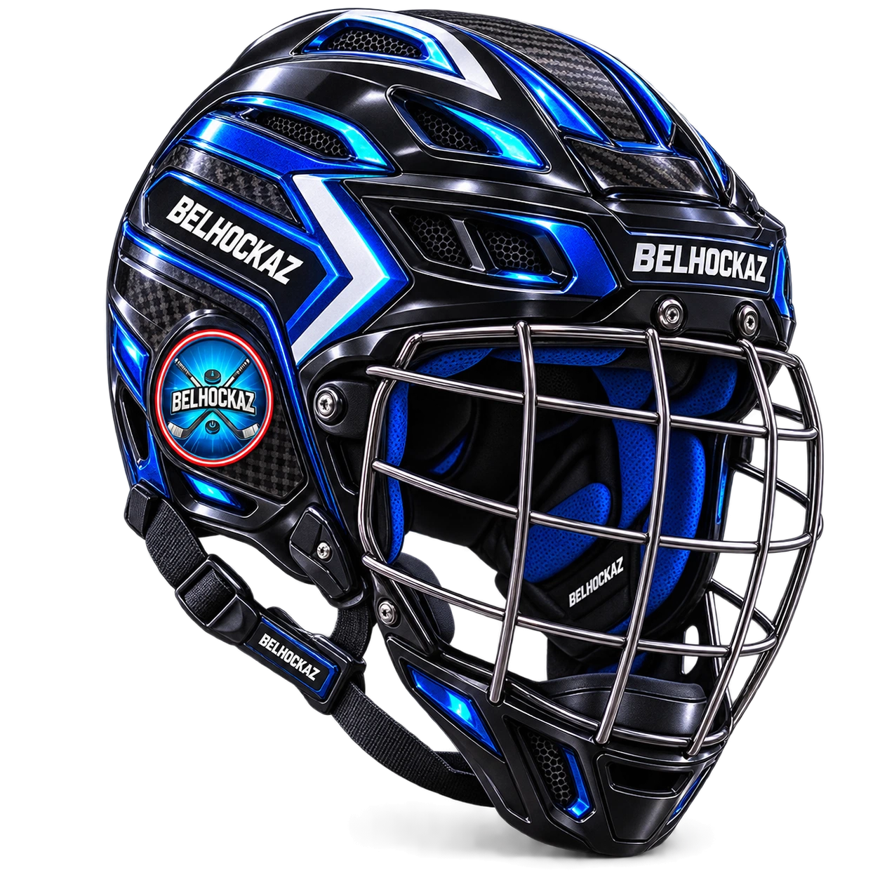 Casque protecteur pour une séance de roller hockey
