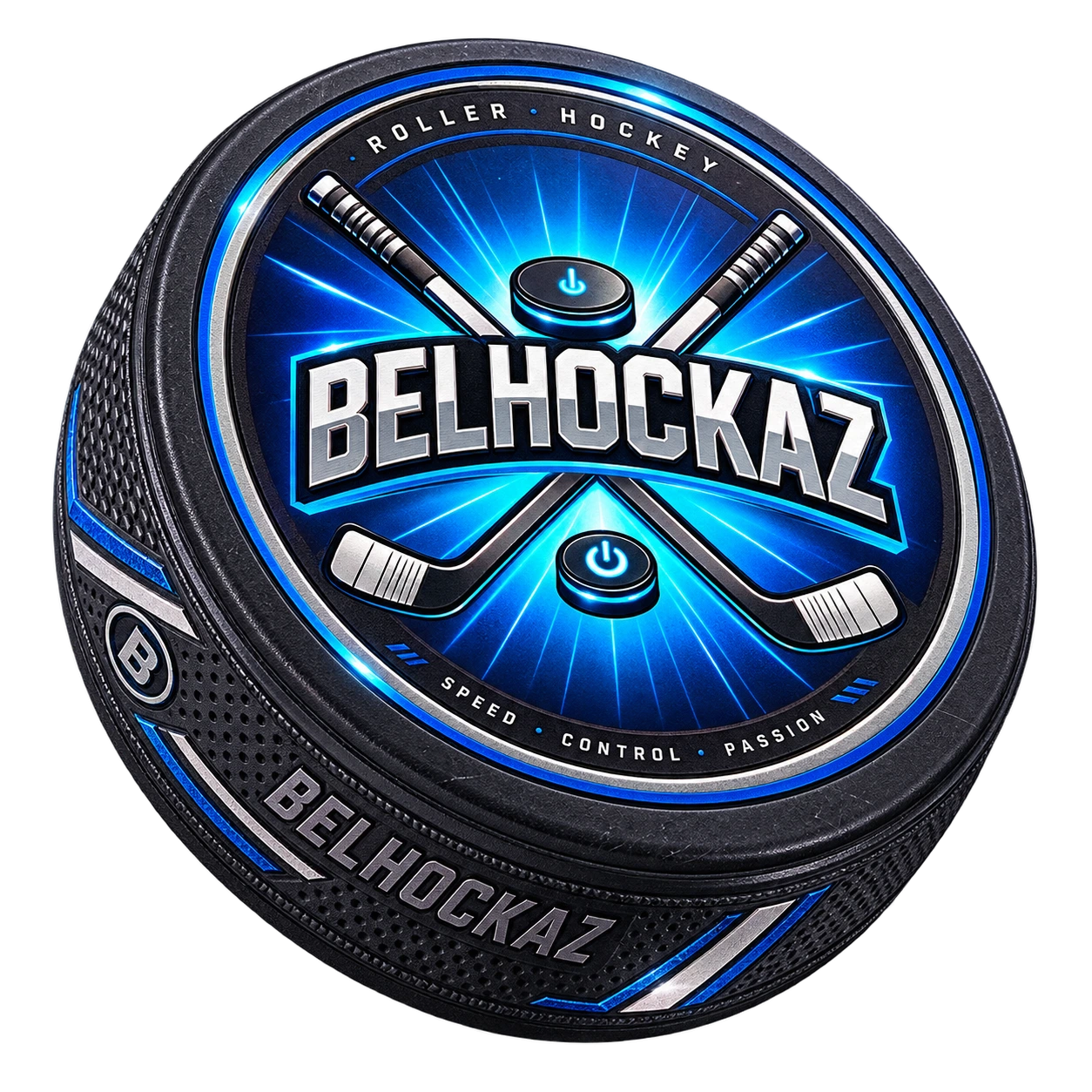 Palet utilisé au roller hockey